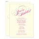 Romantic Script Invitations Image 4 of 7